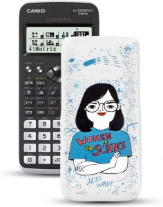 Calculadora científica Casio FX-570SPXII Iberia con ilustración de Jess Wade - Las mejores calculadoras científicas que comprar por internet - Mejor calculadora científica del mercado