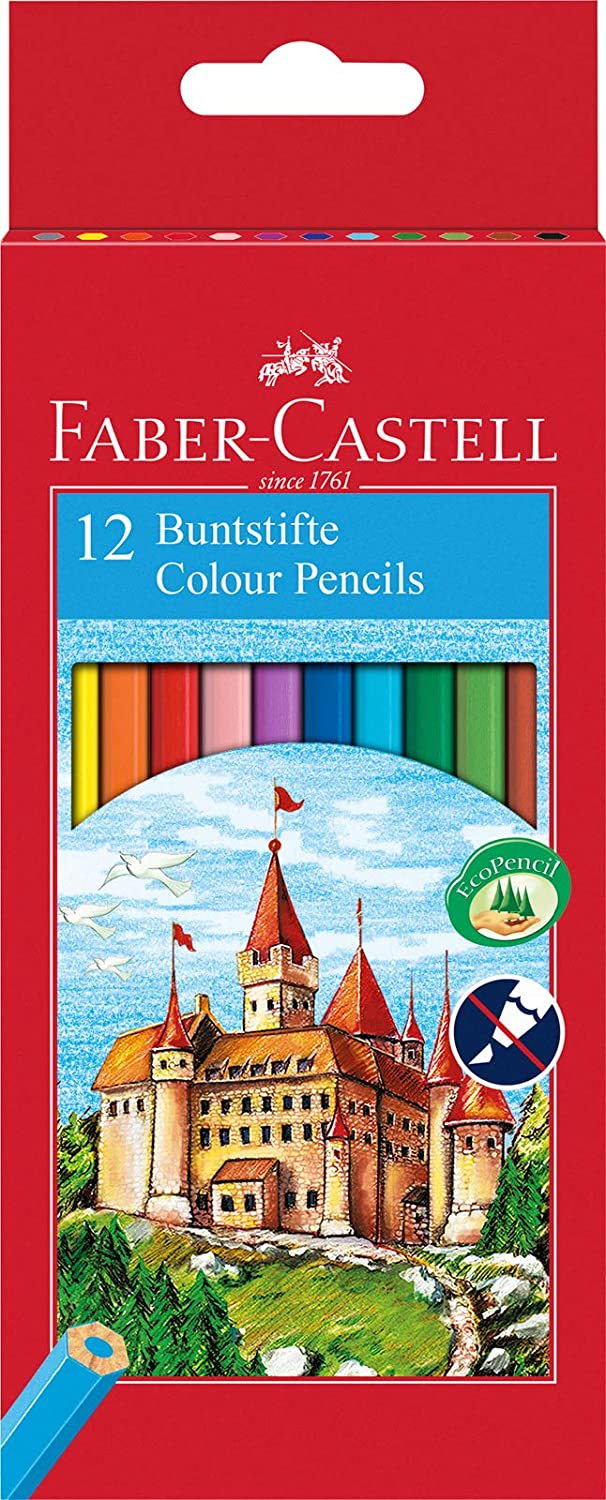 FABER-CASTELL ESTUCHE METÁLICO 6 LÁPICES GRAFITO EXTRA-MATE