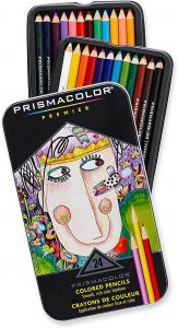Estuche de lápices de colores de Prismacolor Premier Sanford de 24 unidades - Los mejores estuches de lápices de colores que comprar por internet - Mejores lápices de colores online
