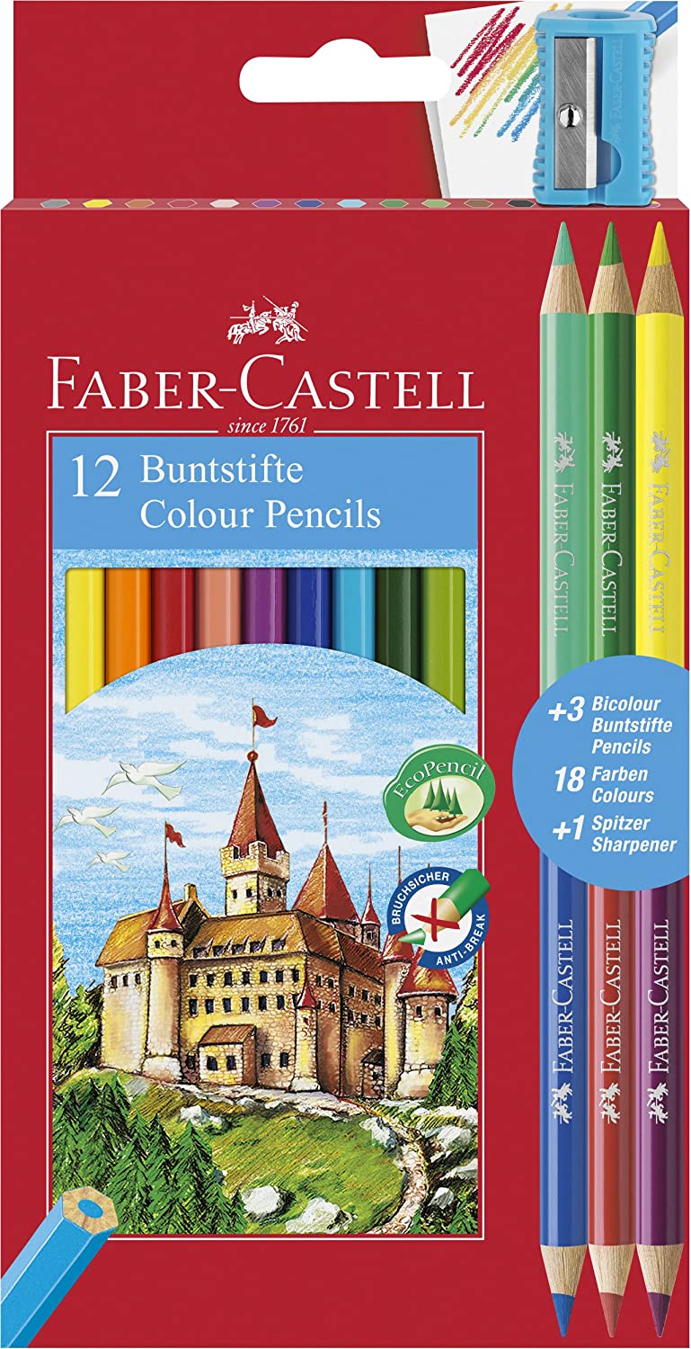 FABER-CASTELL ESTUCHE METÁLICO 6 LÁPICES GRAFITO EXTRA-MATE
