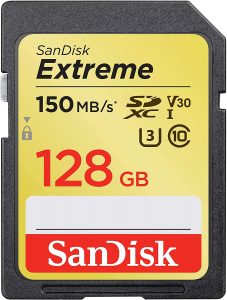 Tarjeta de memoria SDXC SanDisk Extreme - Las mejores tarjetas de memoria para cámaras fotográficas que comprar en internet - Tarjeta de memoria para cámaras online