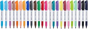 Estuche de rotuladores de colores de AmazonBasics de 24 unidades - Los mejores estuches de rotuladores de colores que comprar por internet