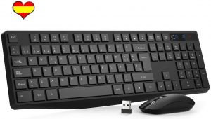 Teclado inalámbrico y ratón VicTsing - Los mejores teclados inalámbricos para el ordenador que comprar por internet - Comprar el mejor teclado inalámbrico