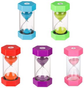 Set de 5 relojes de arena - Los mejores relojes de arena del mercado - Relojes de arena
